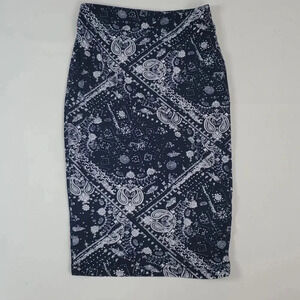 Streetwear pencil Bandana print skirt sz  Medium